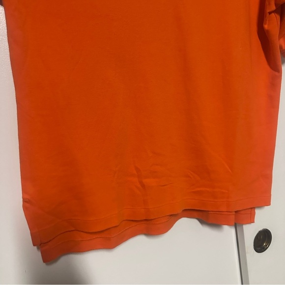 Vintage POLO GOLF RALPH LAUREN Performance Golf Polo Shirt Bright Orange Size L - Picture 5 of 8